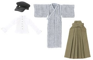 Boy Shosei Set (Blue Gray Stripe x Khaki), Azone, Accessories, 1/6, 4560120204161